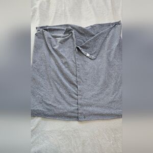 Gray Button-Up Cardigan